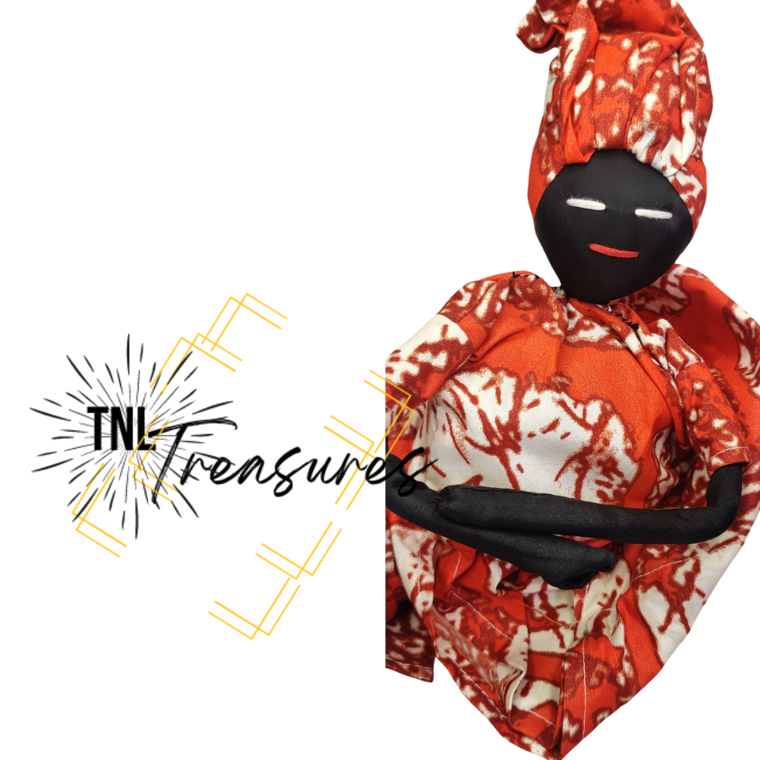 Poupée porte papier hygiénique ou porte serviette