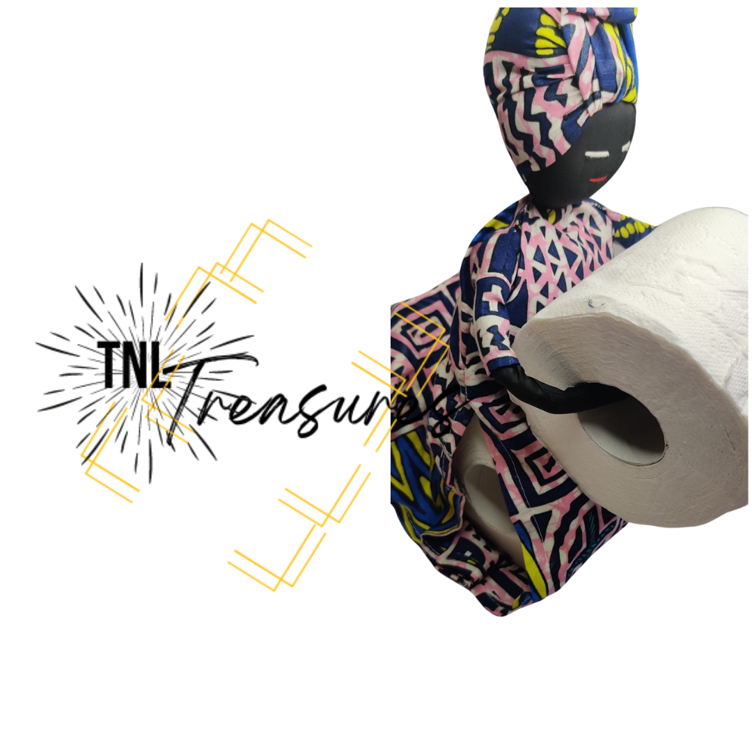 Poupée porte papier hygiénique ou porte serviette